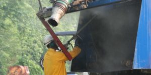 Water Diversion Tank Cleaning