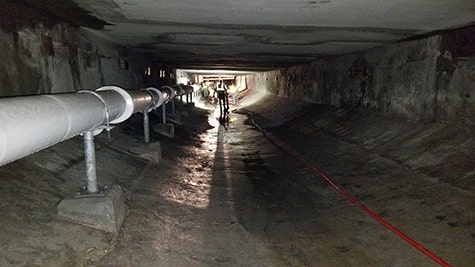 Reservoir Tunnel Cleaning