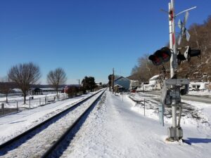 maryland railroad snow